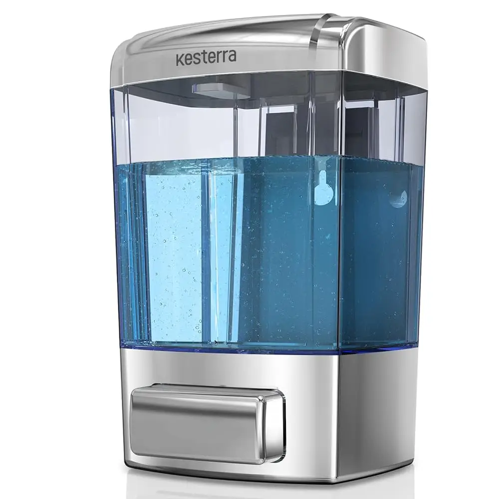 Soap Dispenser, 23.7oz/700ml Wall Mount Soap Dispenser, Large Capacity Kitchen Bathroom Hand Soap Pump, Commercial Refillable
Soap Dispenser, 23.7oz/700ml Wall Mount Soap Dispenser, Large Capacity Kitchen Bathroom Hand Soap Pump, Commercial Refillable