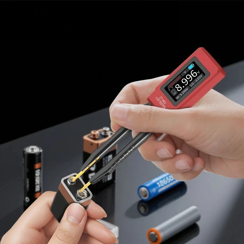 ZT-MD2 LCR Tweezer: Auto-ID, measures voltage/resistance/frequency(100KHz), continuity test. For electronics repair
ZT-MD2 LCR Tweezer: Auto-ID, measures voltage/resistance/frequency(100KHz), continuity test. For electronics repair