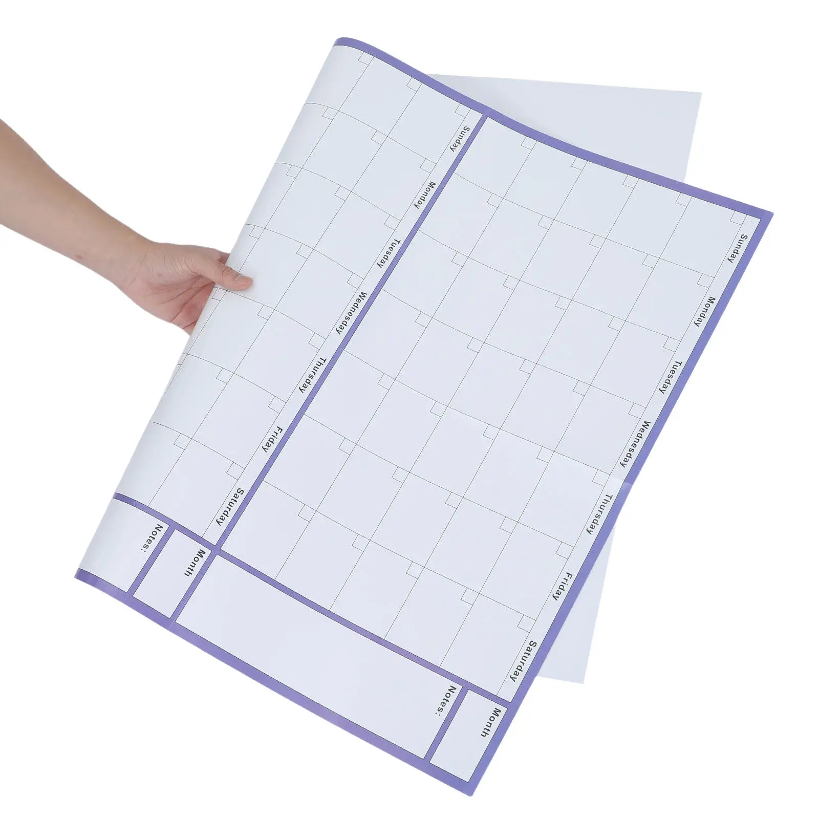 1Set Wall Erasable Calendar Reusable Daily Planner Large Writable Dry Erase Wall Calendar for Home Office School and Academic
1Set Wall Erasable Calendar Reusable Daily Planner Large Writable Dry Erase Wall Calendar for Home Office School and Academic