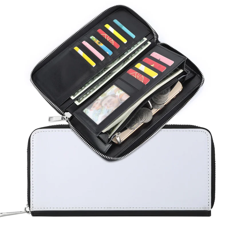 Factory Direct Supply Thermal Transfer Sublimation Women's Wallet Zipper Bag Document package Large Capacity Short
Factory Direct Supply Thermal Transfer Sublimation Women's Wallet Zipper Bag Document package Large Capacity Short