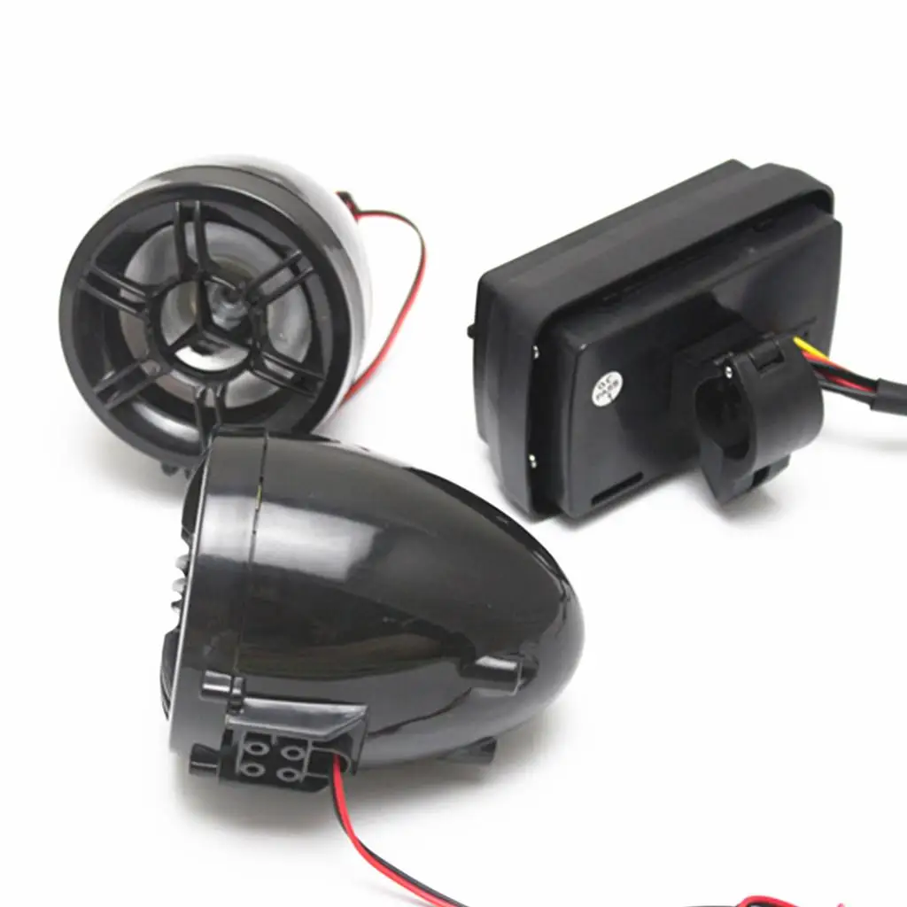 Motorcycle Stereo System with Waterproof Speakers Amplifier and Mp3 Playback for Universal Electric Bike and Motorbike Use
Motorcycle Stereo System with Waterproof Speakers Amplifier and Mp3 Playback for Universal Electric Bike and Motorbike Use