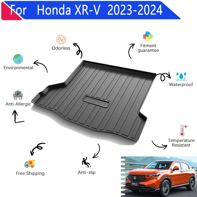 Автомобильный коврик для багажника для Honda XRV XR-V HRV HR-V VEZEL 2023 2024 3D ТПЭ материал легко очищается задний багажник коврик для багажника автомобильные аксессуары
Автомобильный коврик для багажника для Honda XRV XR-V HRV HR-V VEZEL 2023 2024 3D ТПЭ материал легко очищается задний багажник коврик для багажника автомобильные аксессуары