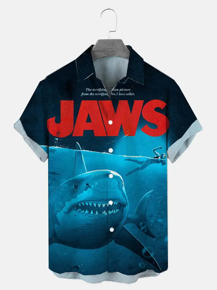 2025 summer new beach shark 3D printed casual short sleeved men's shirt Hawaii European and American loose casual men's clothing
2025 summer new beach shark 3D printed casual short sleeved men's shirt Hawaii European and American loose casual men's clothing