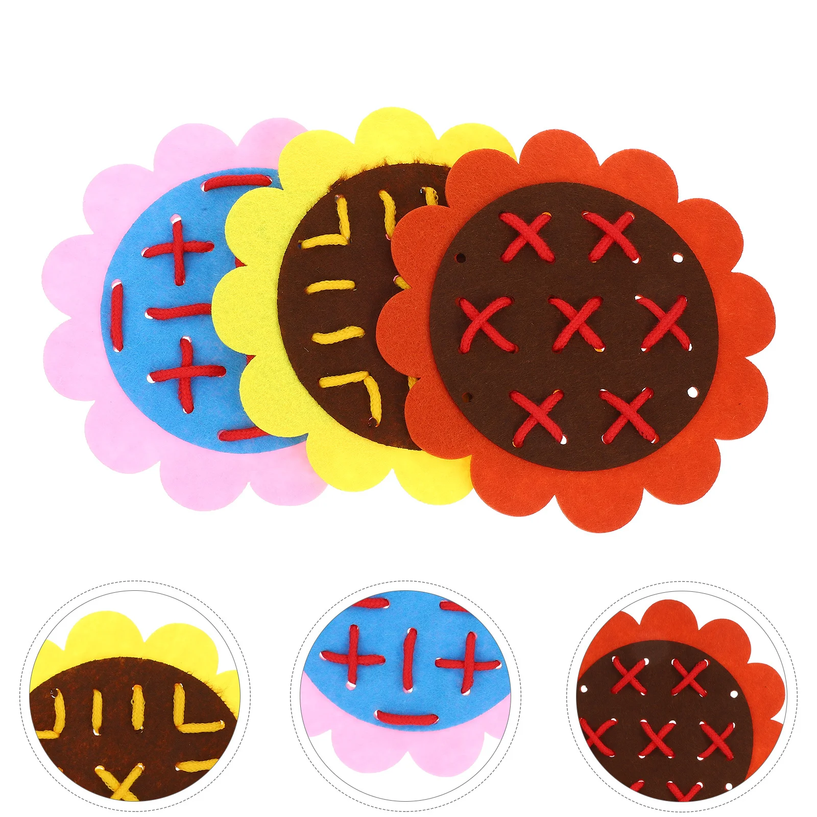 1 Set Of Lacing Board For Toddlers, Kids Educational Threading Game, Montessori Preschool Learning Activity, Flower Shaped Cloth
1 Set Of Lacing Board For Toddlers, Kids Educational Threading Game, Montessori Preschool Learning Activity, Flower Shaped Cloth