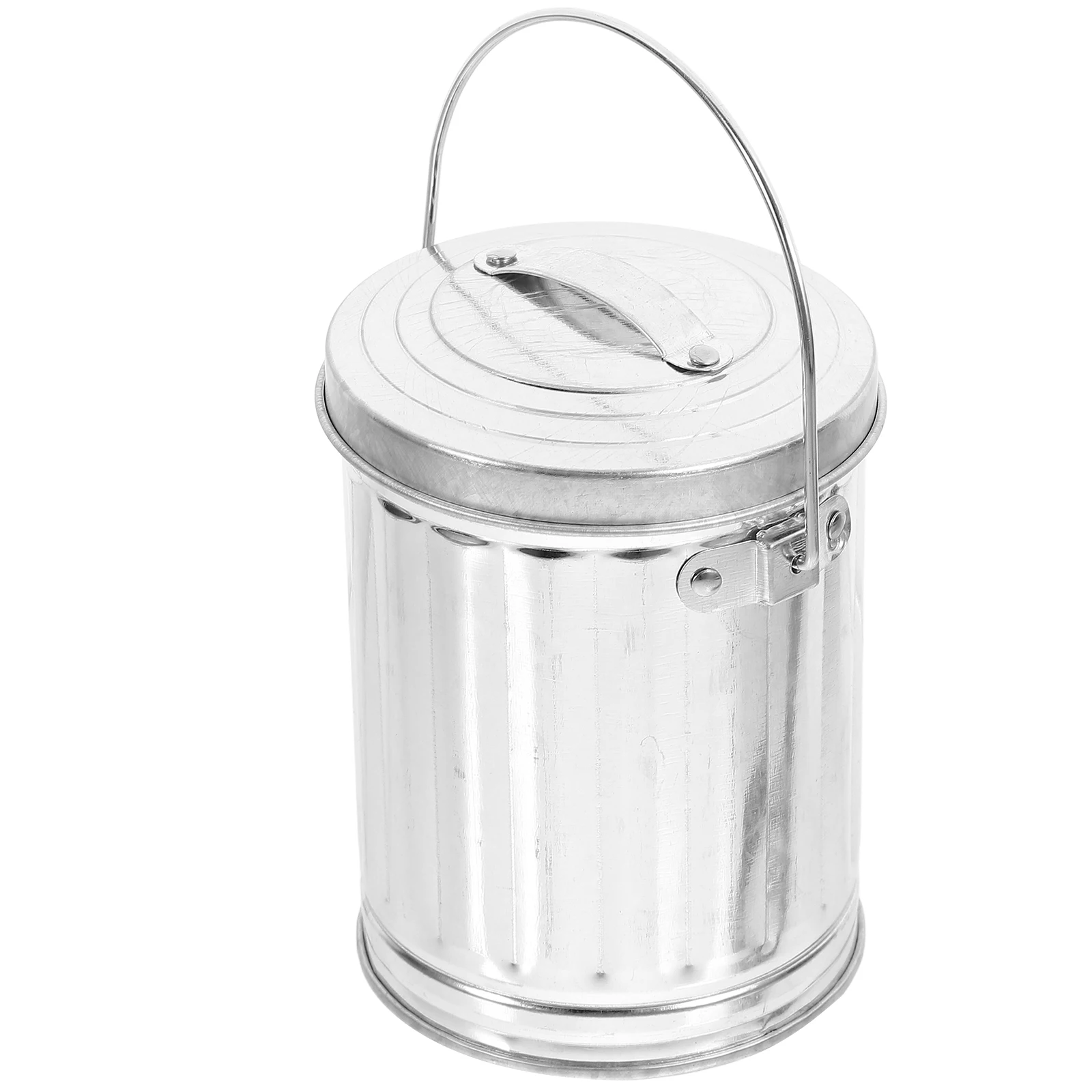 Mini Iron Bucket Trash Can Silver Leakproof Desk Garbage Container Small Waste Bin Office Home Metal Mini Waste Paper Basket
Mini Iron Bucket Trash Can Silver Leakproof Desk Garbage Container Small Waste Bin Office Home Metal Mini Waste Paper Basket
