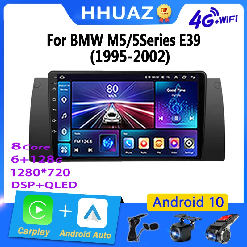 Android Auto Car Radio Carplay for BMW 5 E39 E53 X5 1995-2006 Multimedia Video Player Navigation GPS Stereo
Android Auto Car Radio Carplay for BMW 5 E39 E53 X5 1995-2006 Multimedia Video Player Navigation GPS Stereo