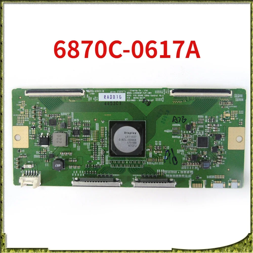 6870C-0617A T-Con Board for 6870C 0617A Display Equipment T Con Card Original Replacement 6870C-0617A V16 55UHD 120HZ Tested
6870C-0617A T-Con Board for 6870C 0617A Display Equipment T Con Card Original Replacement 6870C-0617A V16 55UHD 120HZ Tested