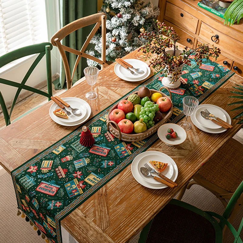 Christmas 2025 News Table Flag Retro Jacquard Table Runner Christmas Home Decorations New Year Table Decoration & Accessories
Christmas 2025 News Table Flag Retro Jacquard Table Runner Christmas Home Decorations New Year Table Decoration & Accessories