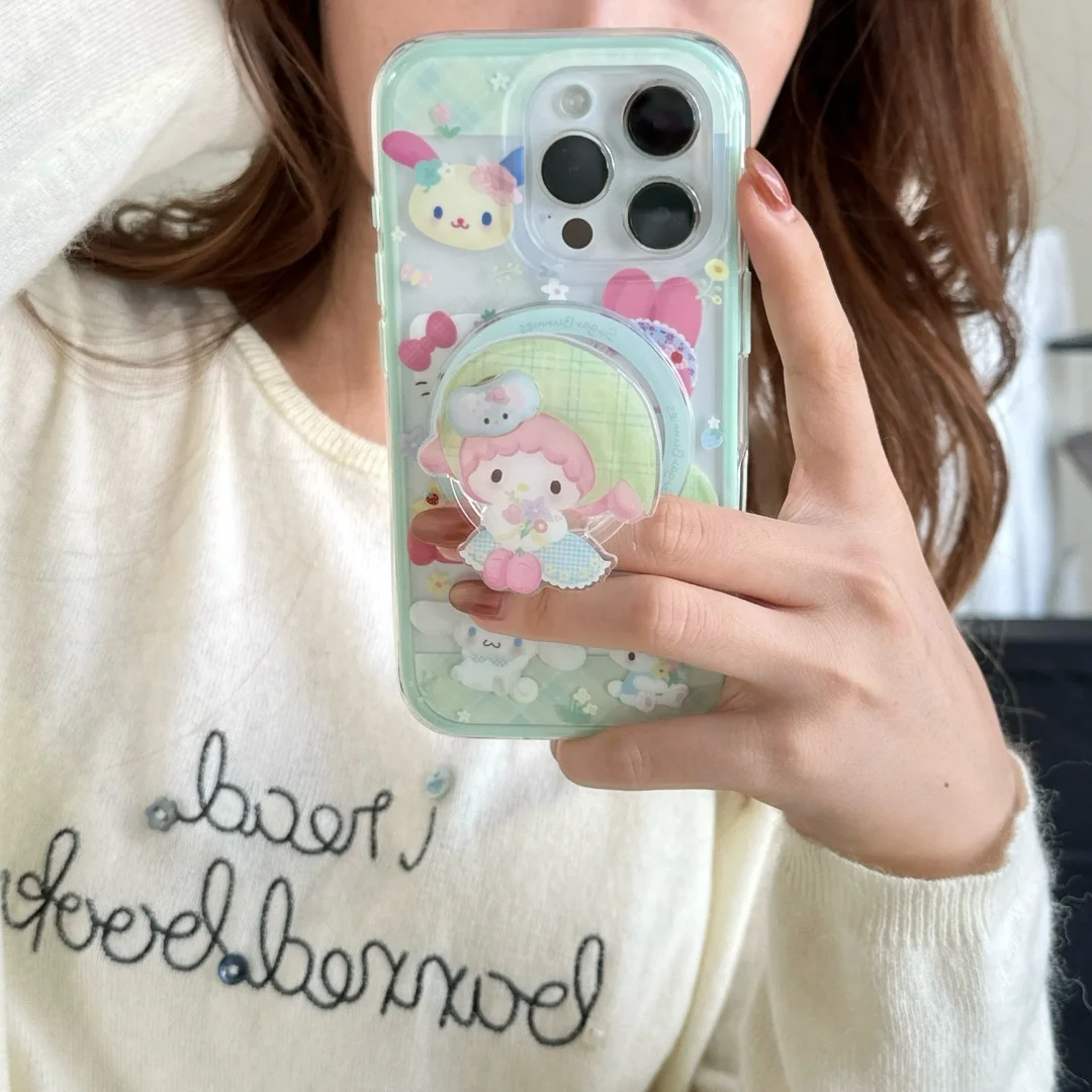 Cartoon Little Twin Stars Phone Case Suitable for Iphone 16 15 14 13 Pro Cute Magnetic Bracket High Quality Anti Drop Phone Case
Cartoon Little Twin Stars Phone Case Suitable for Iphone 16 15 14 13 Pro Cute Magnetic Bracket High Quality Anti Drop Phone Case