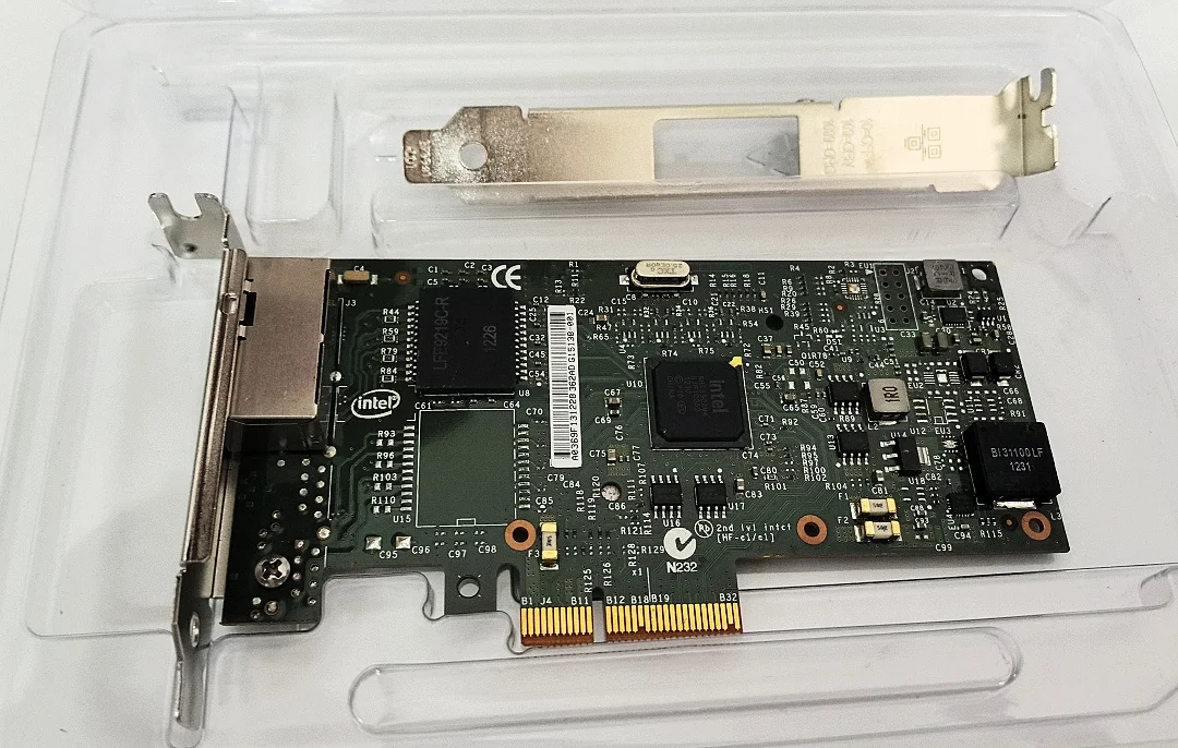 Genuine Intel I350-T2 I350AM2 I350T2V2BLK Dual Port 1Gbs Network Adapter 00YK612 FH Bracket
Genuine Intel I350-T2 I350AM2 I350T2V2BLK Dual Port 1Gbs Network Adapter 00YK612 FH Bracket
