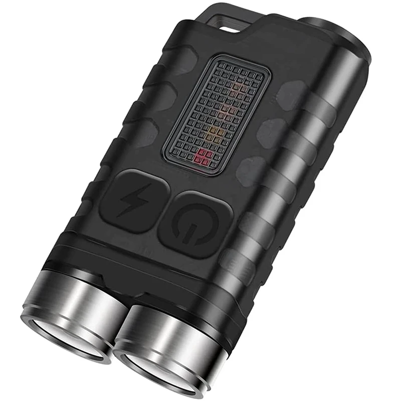 1 Piece Mini Flashlight LED Rechargeable 900 Lumen Keychain Flashlight With Side Light Black
1 Piece Mini Flashlight LED Rechargeable 900 Lumen Keychain Flashlight With Side Light Black