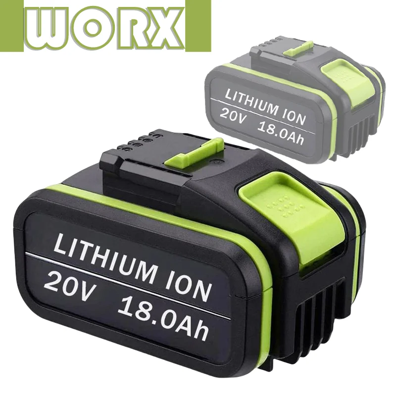 WORX20V 18.0Ah lithium 18000mAh rechargeable battery, suitable for hand drill WA3551 WA3553 WX390 WX176 WX178 WX386 WX678
WORX20V 18.0Ah lithium 18000mAh rechargeable battery, suitable for hand drill WA3551 WA3553 WX390 WX176 WX178 WX386 WX678