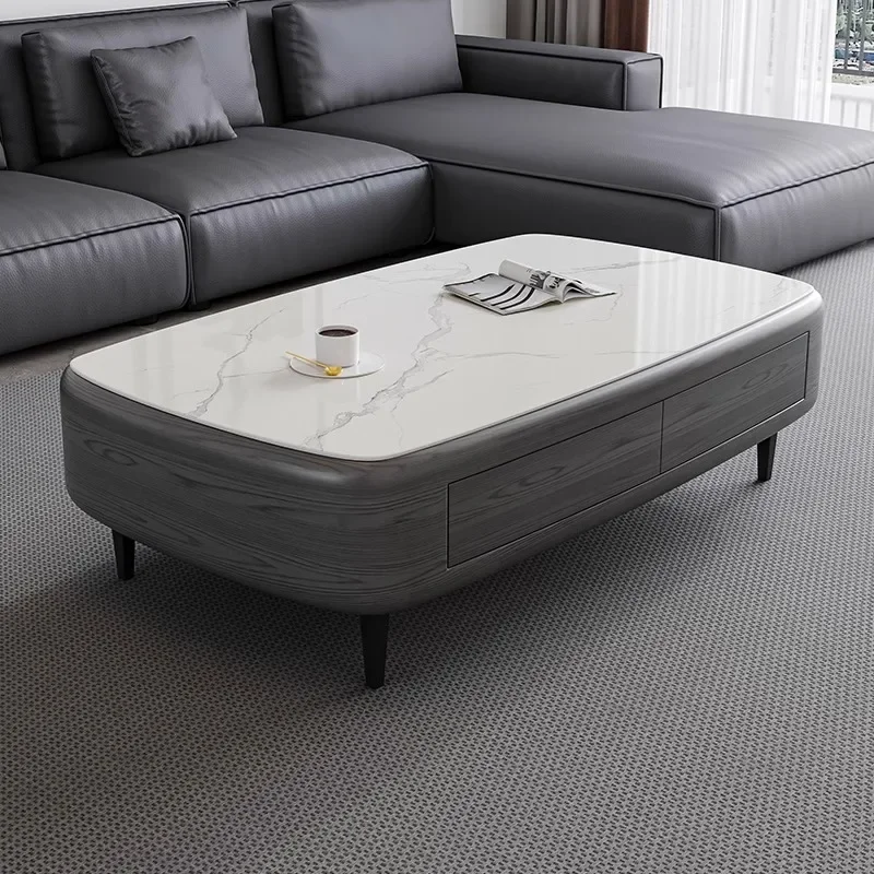 Rectangle oval rock slab coffee table household living room high foot Italian creative
Rectangle oval rock slab coffee table household living room high foot Italian creative