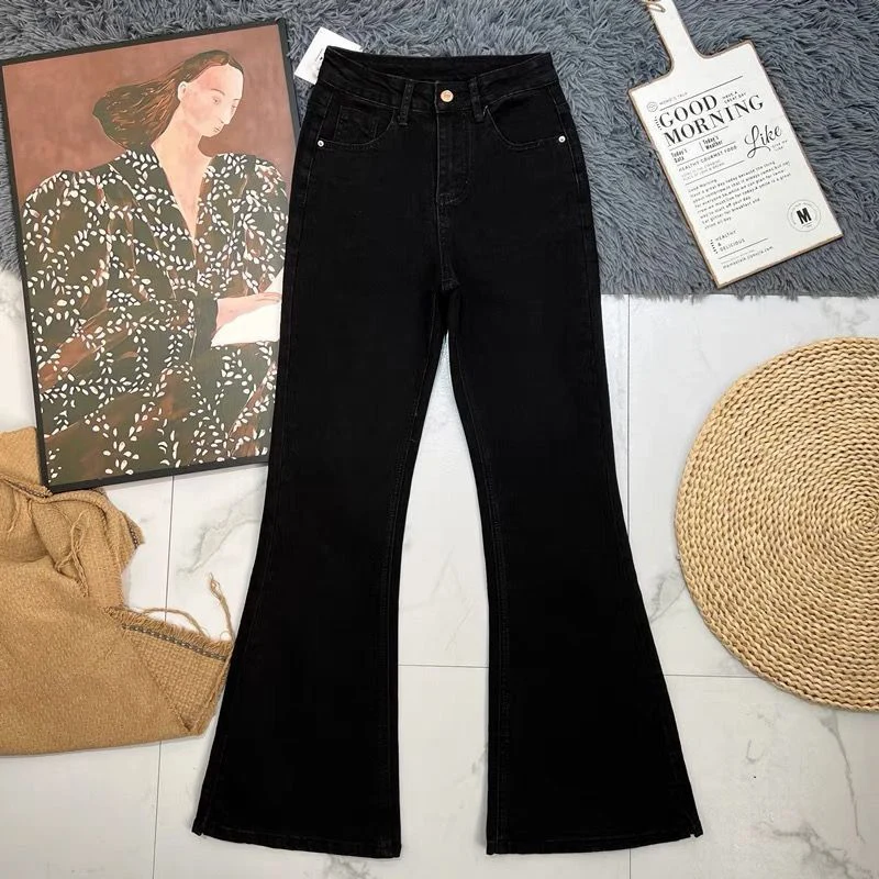2026 Women Thin Flared Jeans Lady Casual Fashion High Waist Solid Pants Female Korean Classic Straight Leg Denim Trousers
2026 Women Thin Flared Jeans Lady Casual Fashion High Waist Solid Pants Female Korean Classic Straight Leg Denim Trousers