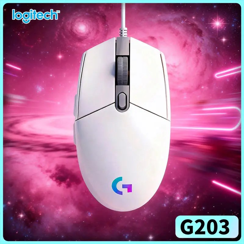 Logitech G203 Prodigy Wired Gaming Mouse 200-8000 DPI RGB Lighting 6 Buttons On-Board Memory 1ms Response Smooth
Logitech G203 Prodigy Wired Gaming Mouse 200-8000 DPI RGB Lighting 6 Buttons On-Board Memory 1ms Response Smooth
