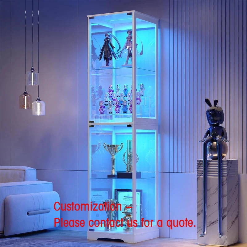 Современный роскошный стеклянный витринный шкаф (с LED-подсветкой) для гостиной, полка-органайзер для хранения, мебель для дома
Современный роскошный стеклянный витринный шкаф (с LED-подсветкой) для гостиной, полка-органайзер для хранения, мебель для дома
