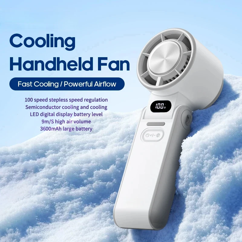 Portable Foldable Neck Fan with Rapid Cooling Ice Compress, Handheld Mini Fan, Digital Display & Stepless Speed Regulation for
Portable Foldable Neck Fan with Rapid Cooling Ice Compress, Handheld Mini Fan, Digital Display & Stepless Speed Regulation for
