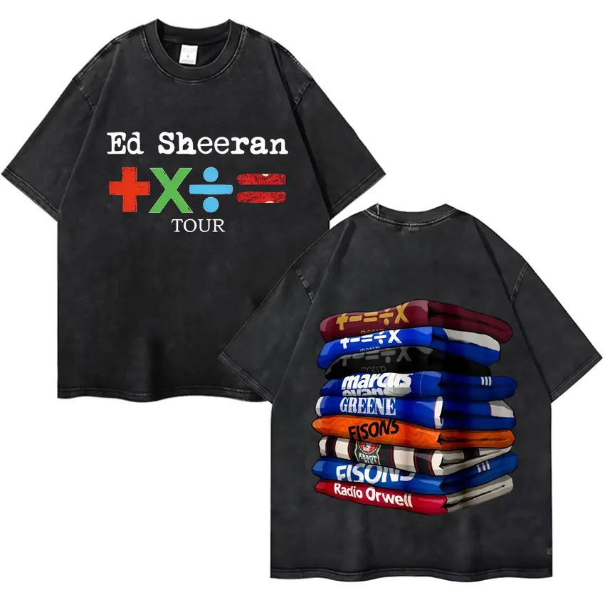 Винтажные потертые футболки с рисунком Ed Sheeran Mathematics Tour, мужские и женские футболки большого размера в стиле хип-хоп, повседневные свободные футболки
Винтажные потертые футболки с рисунком Ed Sheeran Mathematics Tour, мужские и женские футболки большого размера в стиле хип-хоп, повседневные свободные футболки