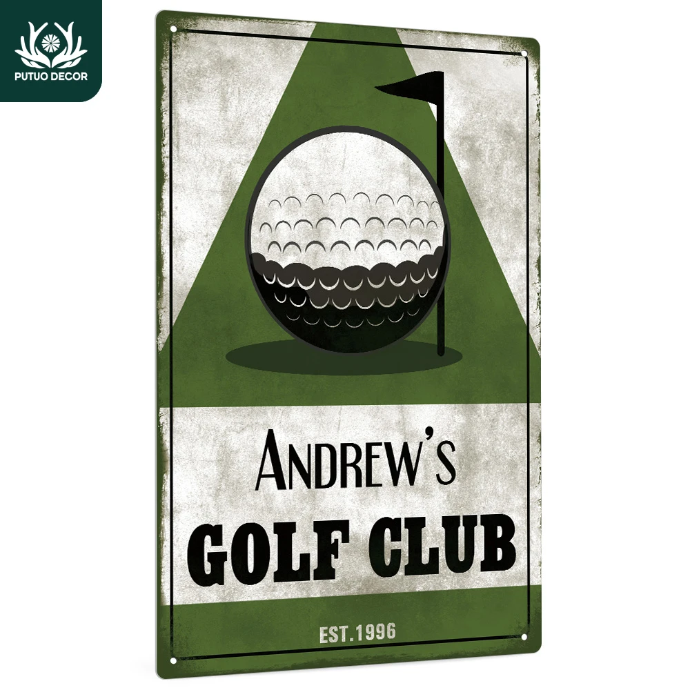 Putuo Decor 1pc Personalized Custom Metal Tin Sign, Your Text Golf Club, Wall Art Decoration for Home Farmhouse Golf Club
Putuo Decor 1pc Personalized Custom Metal Tin Sign, Your Text Golf Club, Wall Art Decoration for Home Farmhouse Golf Club