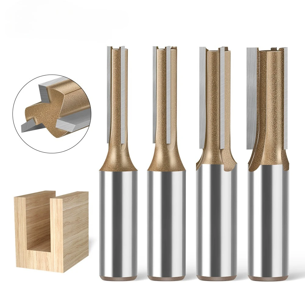1PC 12mm 1/2" Shank CNC Straight Bit Flush Trim Single Three Flute Router Bit Tungsten Carbide Milling Cutter Woodworking Tools
1PC 12mm 1/2" Shank CNC Straight Bit Flush Trim Single Three Flute Router Bit Tungsten Carbide Milling Cutter Woodworking Tools
