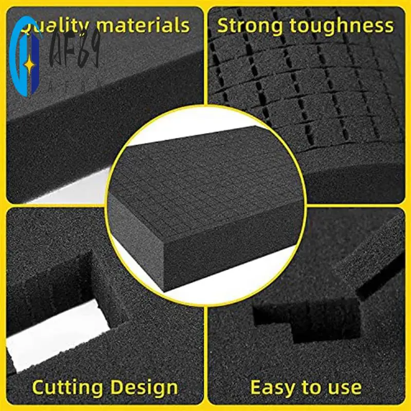 AF89-Grid Foam Cube-Foam, 4 Pieces 300X300x50mm/4 Pieces 300X300x10mm, Tool Box Camera Case Foam, Case Insert,Tool
AF89-Grid Foam Cube-Foam, 4 Pieces 300X300x50mm/4 Pieces 300X300x10mm, Tool Box Camera Case Foam, Case Insert,Tool