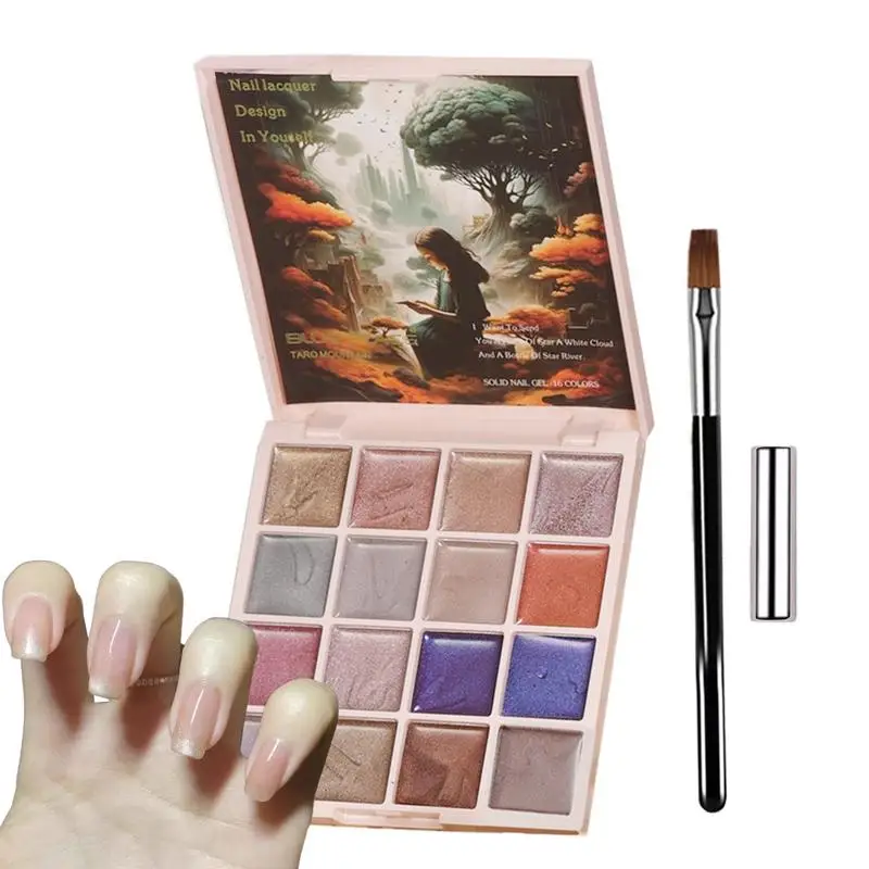 16 Colors Solid Gel Nail Polish Palette CatEye Gel Nail Palette Magnetic Nail Gel Painting Nail Design For Women Art Home
16 Colors Solid Gel Nail Polish Palette CatEye Gel Nail Palette Magnetic Nail Gel Painting Nail Design For Women Art Home