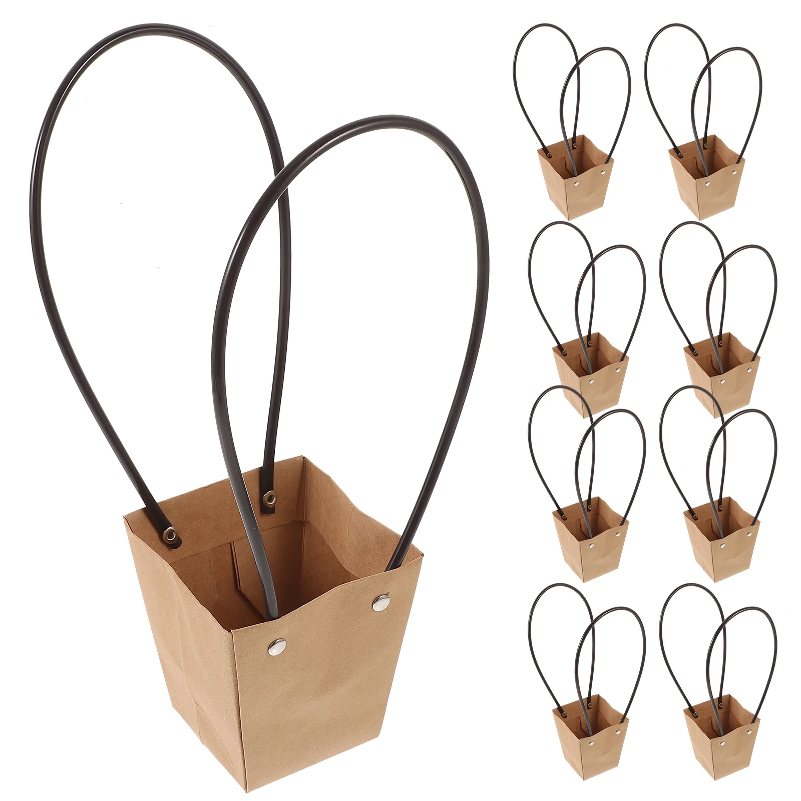 10 Pcs Handheld Waterproof Flower Tote Bag Bags Poly Kraft Paper Bouquet with Handle
10 Pcs Handheld Waterproof Flower Tote Bag Bags Poly Kraft Paper Bouquet with Handle