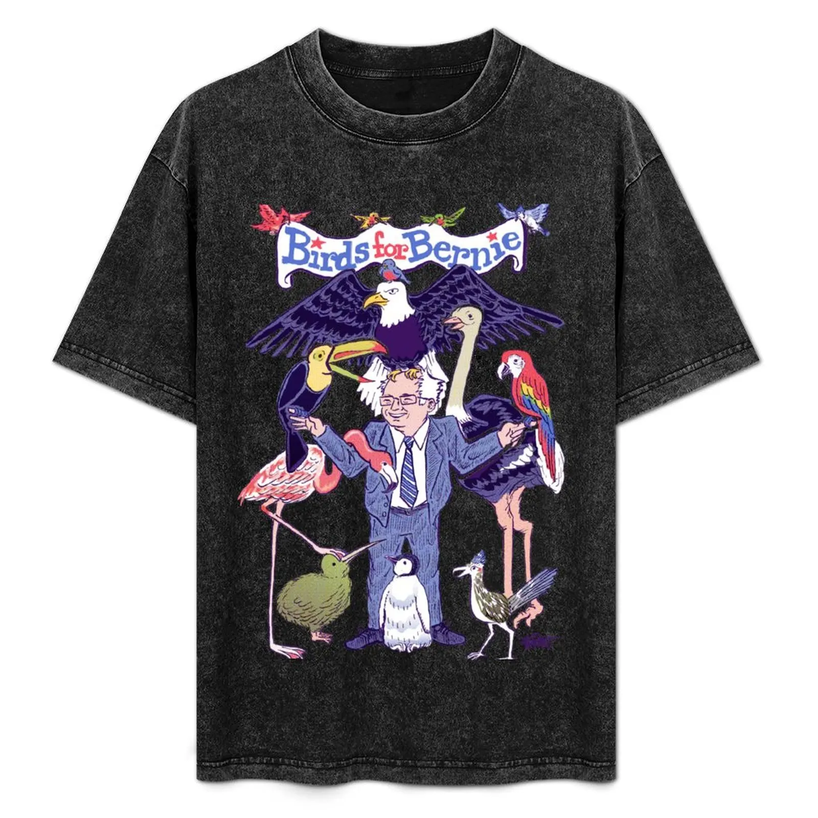 Birds for Bernie T-Shirt Fashion Letter Print T-Shirt
Birds for Bernie T-Shirt Fashion Letter Print T-Shirt