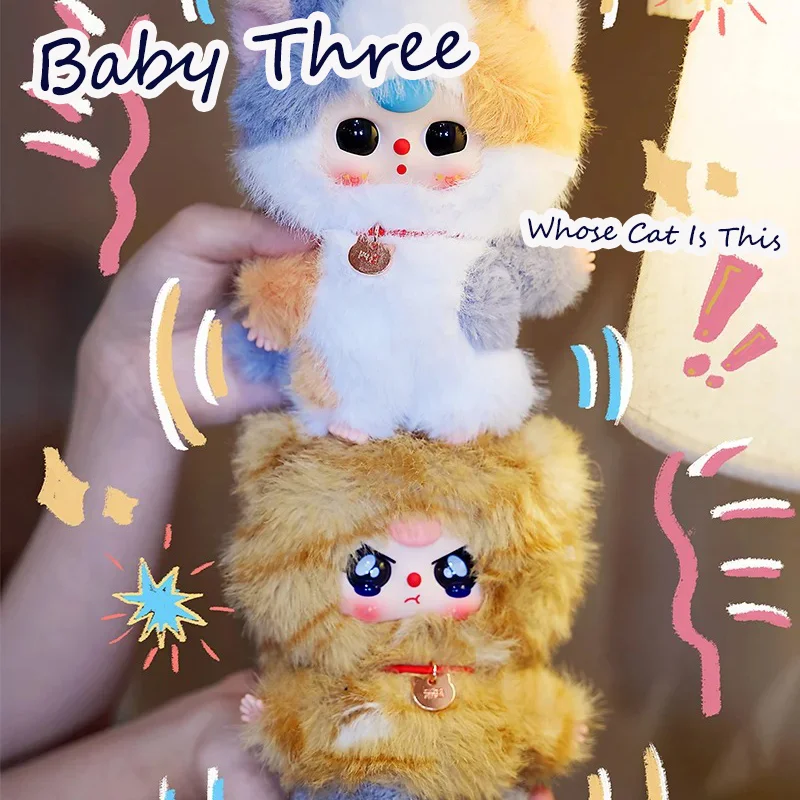 Baby Three Whose Cat Is This Series, милая глухая коробка, виниловая кукла, загадочная коробка, брелок для ключей, украшение для рабочего стола, коллекционная подвеска, игрушка, подарки
Baby Three Whose Cat Is This Series, милая глухая коробка, виниловая кукла, загадочная коробка, брелок для ключей, украшение для рабочего стола, коллекционная подвеска, игрушка, подарки