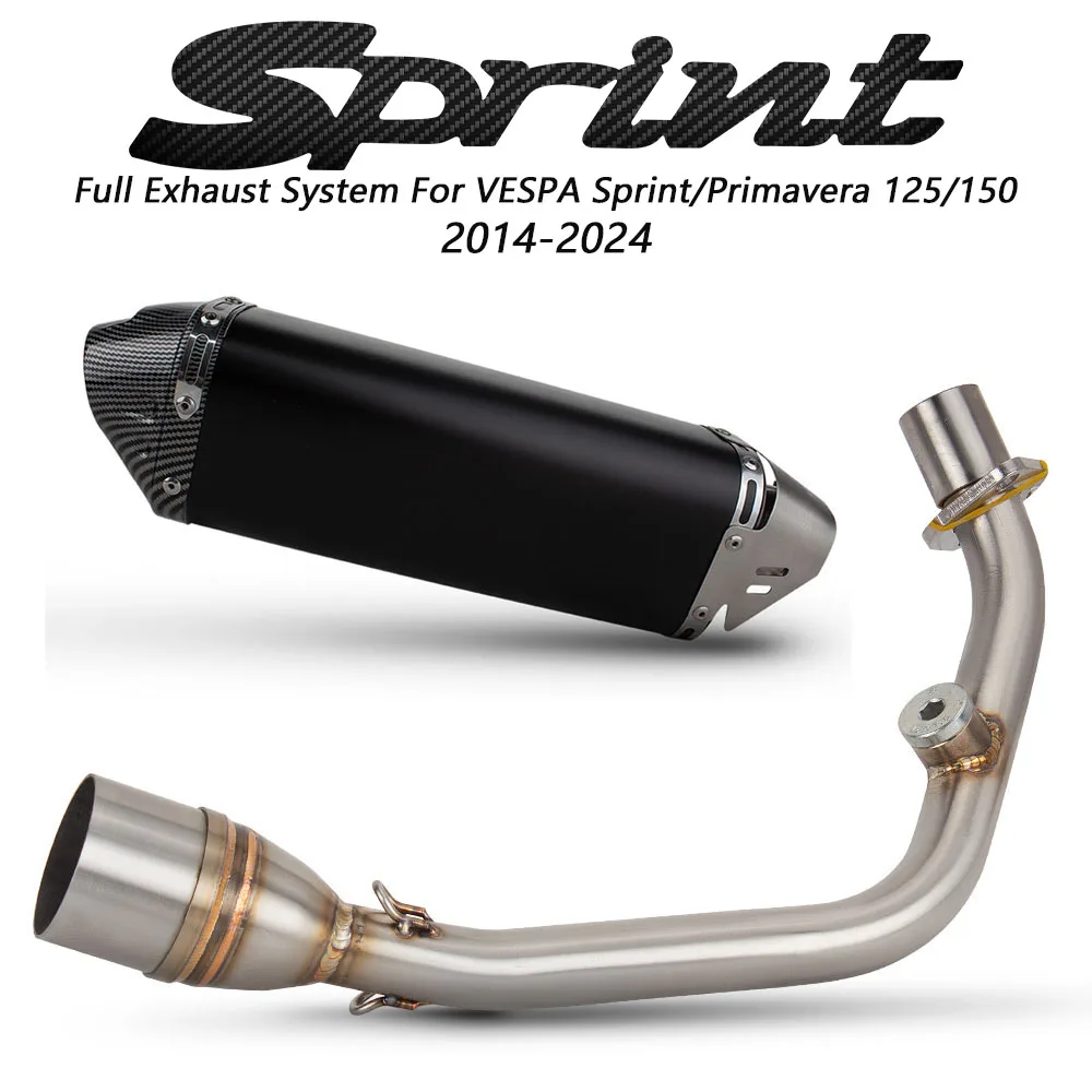 For Vespa Sprint/Primavera 125/150 3V 2014-2024 Motorcycle Exhaust Full System Manifold Muffler with DB Killer Moto Accessories
For Vespa Sprint/Primavera 125/150 3V 2014-2024 Motorcycle Exhaust Full System Manifold Muffler with DB Killer Moto Accessories