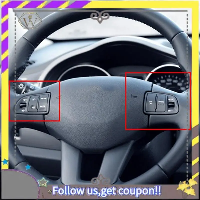 ABXV-Car Steering Wheel Button With Heating Harness 96700-3W502 For Kia Sportage 2011-2016 Cruise Volume Control Switch Replacem
ABXV-Car Steering Wheel Button With Heating Harness 96700-3W502 For Kia Sportage 2011-2016 Cruise Volume Control Switch Replacem