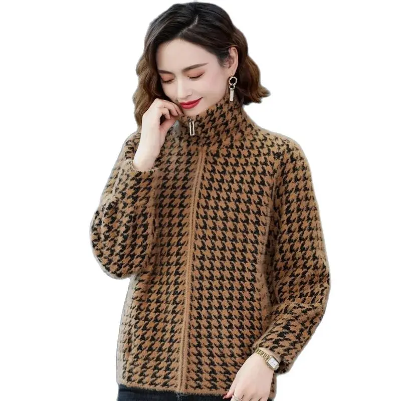 Faux Mink Wool Coat Women's Clothes Autumn Winter Woman Woolen Coats 2022 New Korean Short Zipper Outerwear Female Jacket Tops
Faux Mink Wool Coat Women's Clothes Autumn Winter Woman Woolen Coats 2022 New Korean Short Zipper Outerwear Female Jacket Tops