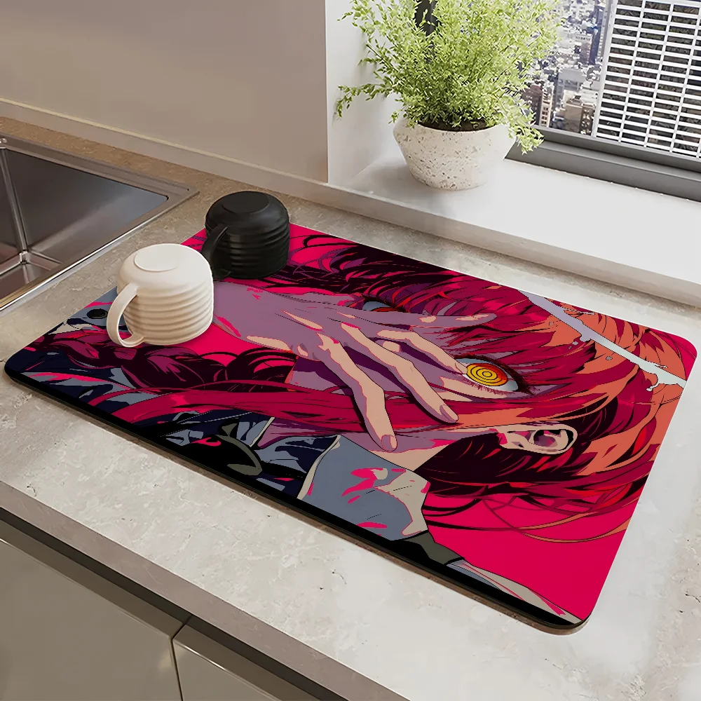 Makima C-Chainsaw Man Draining Pad Drying Mat For Kitchen Bar Coffee Dishes Rubber Quick Drying Water Absorbent Anti-slip Mat
Makima C-Chainsaw Man Draining Pad Drying Mat For Kitchen Bar Coffee Dishes Rubber Quick Drying Water Absorbent Anti-slip Mat