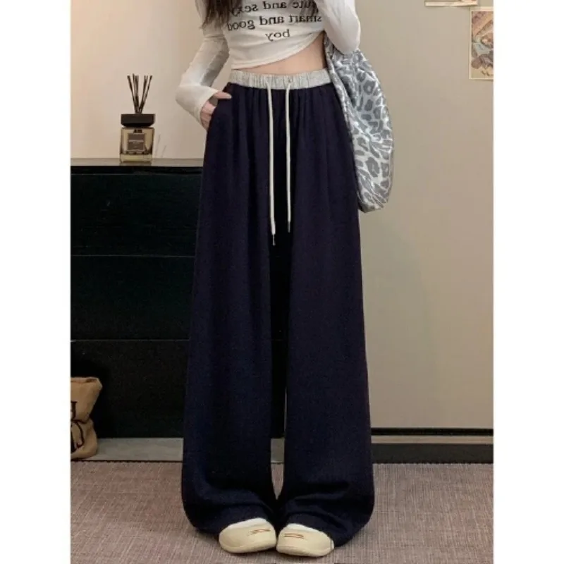 Women's Color Block Waistband Drawstring Wide Leg Pants Casual Loose Air Layer Trousers
Women's Color Block Waistband Drawstring Wide Leg Pants Casual Loose Air Layer Trousers