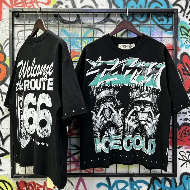 NO.66 Graffiti Retro Washed Fading Letter Printed Ghost Face Joker Skull Cotton BKYS Tshirts Summer Street Cropped Tee Outfit
NO.66 Graffiti Retro Washed Fading Letter Printed Ghost Face Joker Skull Cotton BKYS Tshirts Summer Street Cropped Tee Outfit