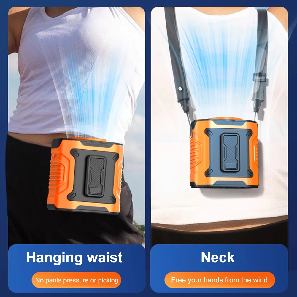 Suitable for outdoor camping, portable waist fan with USB rechargeable cooling, waist fan with flashlight
Suitable for outdoor camping, portable waist fan with USB rechargeable cooling, waist fan with flashlight