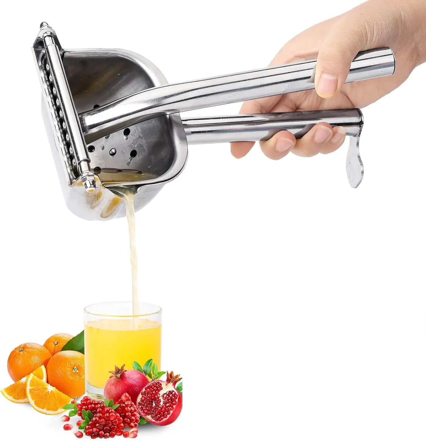Heavy Duty Hand Juicer, 304 Stainless Steel Juicer, Heavy Duty Manual Juicer For Citrus, Orange, lemon and Other Fruits
Heavy Duty Hand Juicer, 304 Stainless Steel Juicer, Heavy Duty Manual Juicer For Citrus, Orange, lemon and Other Fruits