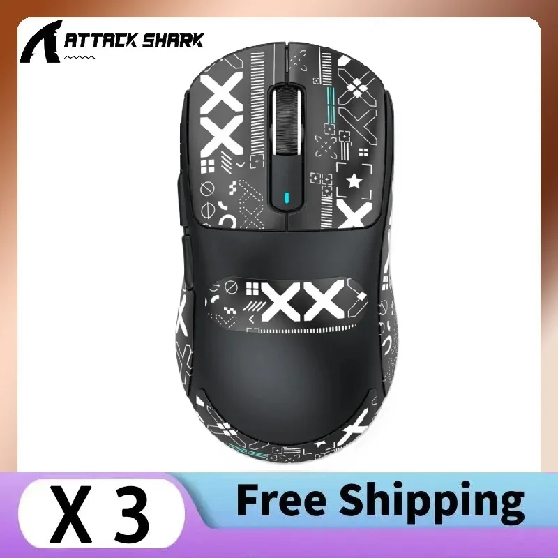 Attack Shark X3 X3Pro Bluetooth Mouse Lightweight Macro Gaming Mouse PixArt PAW3395 26000 DPI 2.4G Wireless Tri-Mode Connection
Attack Shark X3 X3Pro Bluetooth Mouse Lightweight Macro Gaming Mouse PixArt PAW3395 26000 DPI 2.4G Wireless Tri-Mode Connection