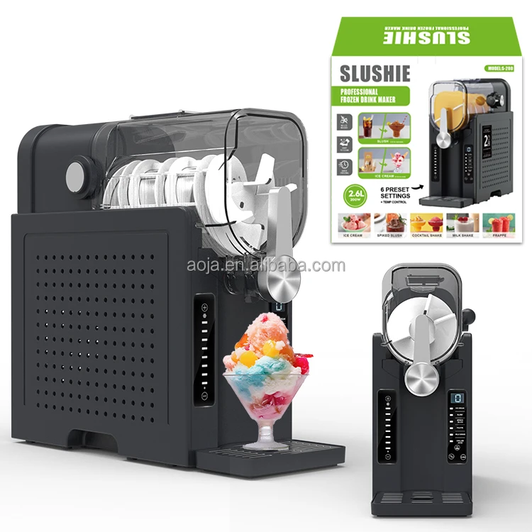 AOJA New Arivial Hot Selling 2.6L Capacity Ice Cream Slushie Machine Homemade Portable Ice Cream Makers for Home Freezing Use
AOJA New Arivial Hot Selling 2.6L Capacity Ice Cream Slushie Machine Homemade Portable Ice Cream Makers for Home Freezing Use