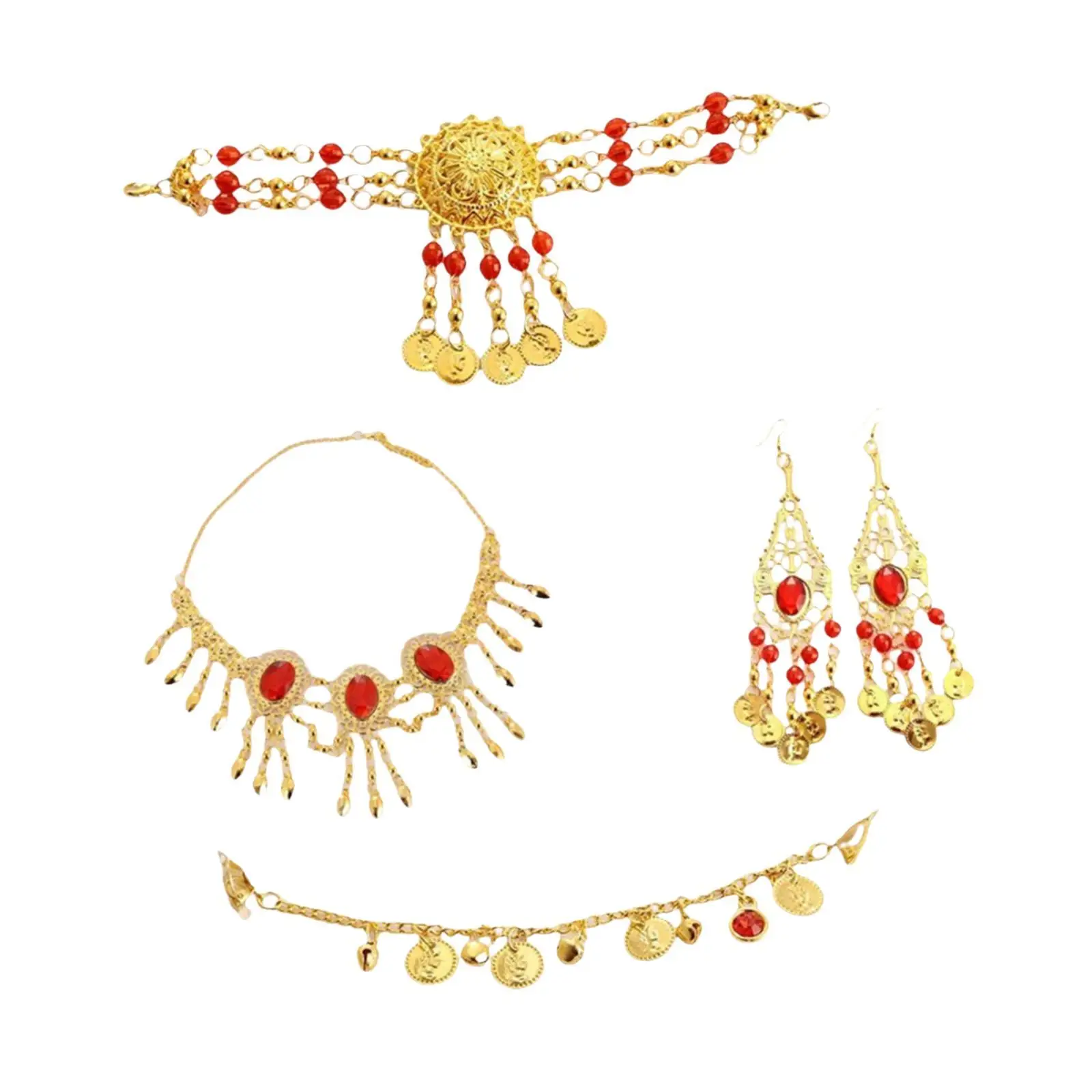 Belly Dance Jewelry Set Women’s Tassel Head Chain Statement Necklace Earrings for Indian Wedding Event
Belly Dance Jewelry Set Women’s Tassel Head Chain Statement Necklace Earrings for Indian Wedding Event