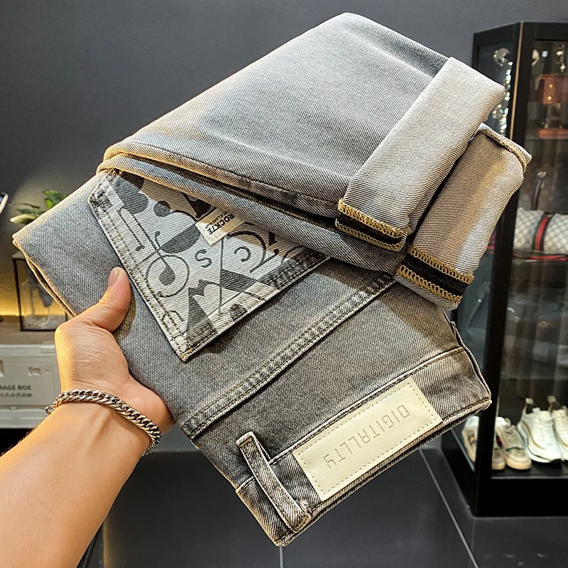 Loose Harem Skinny Jeans for Men 2025 Spring and Autumn New Elastic American Retro Trendy Casual Long Pants
Loose Harem Skinny Jeans for Men 2025 Spring and Autumn New Elastic American Retro Trendy Casual Long Pants