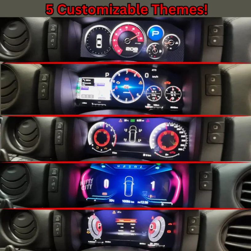 Car Virtual Cockpit Instrument For Nissan GTR 2008-2015 Digital Cluster Dashboard Auto Speed Meter Display Tachometer Screen
Car Virtual Cockpit Instrument For Nissan GTR 2008-2015 Digital Cluster Dashboard Auto Speed Meter Display Tachometer Screen