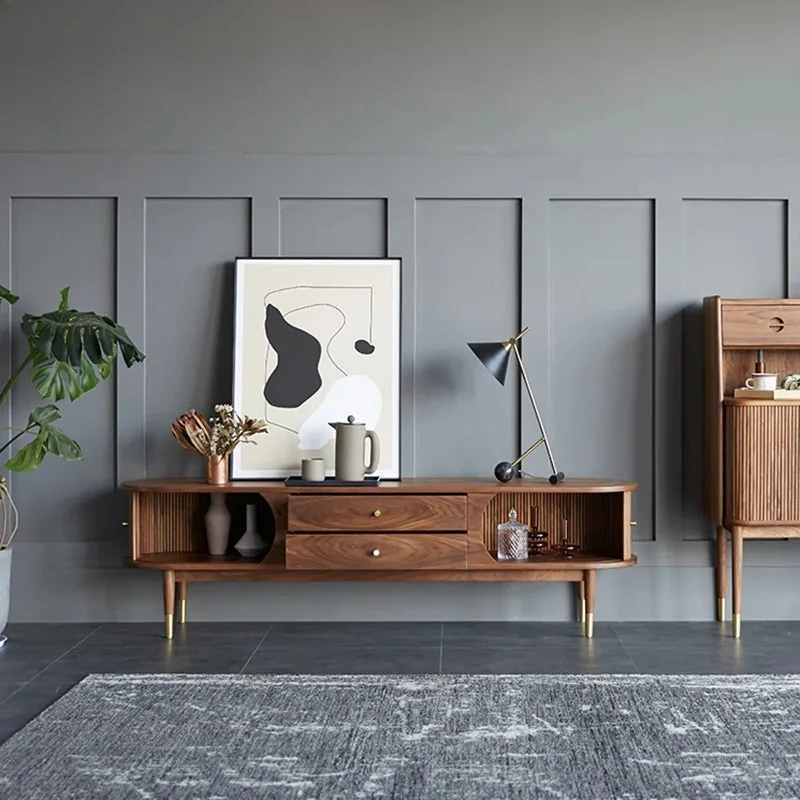 B Nordic black walnut all solid wood TV side cabinet living room oak porch cabinet cherry wood dining side cabinet storage
B Nordic black walnut all solid wood TV side cabinet living room oak porch cabinet cherry wood dining side cabinet storage