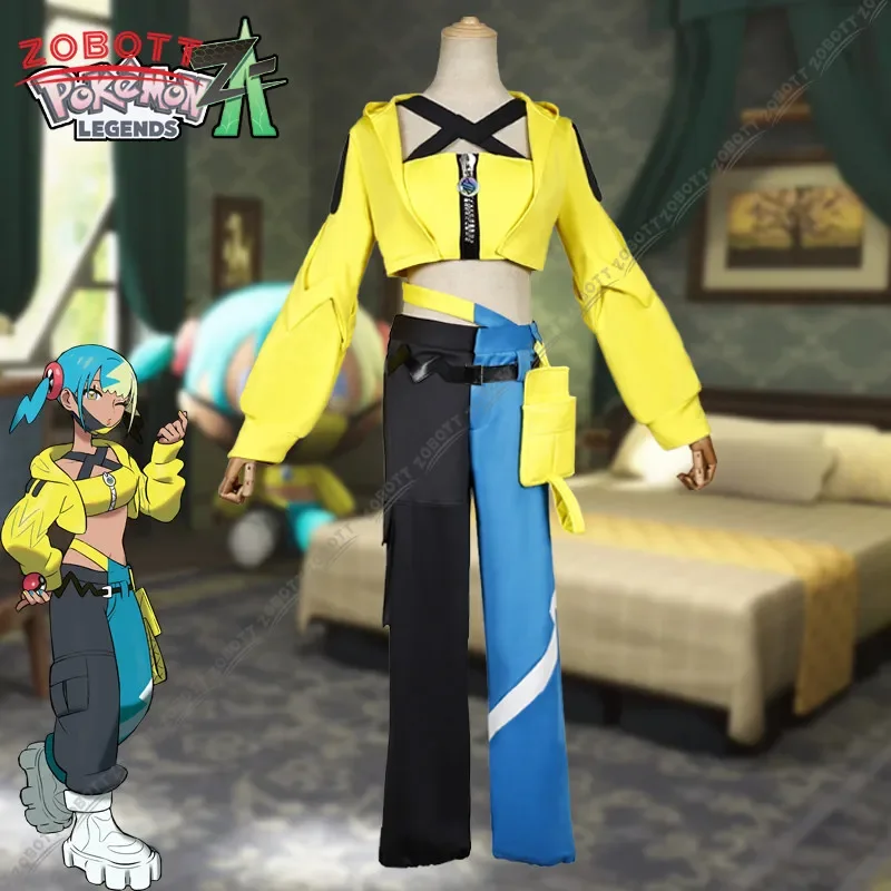 Canari Game Anime Game Z Cosplay A Costume Yellow Top Coat Pant Yellow Blue Double Pony Prop Woman Cos Halloween Party
Canari Game Anime Game Z Cosplay A Costume Yellow Top Coat Pant Yellow Blue Double Pony Prop Woman Cos Halloween Party