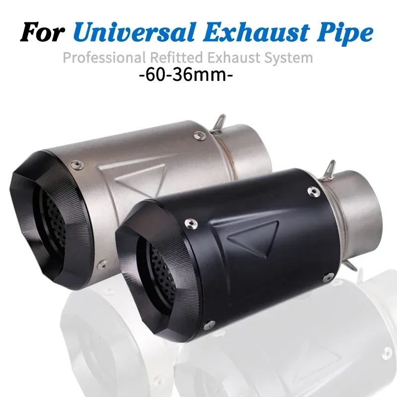 Universal 60mm Motorcycle GP Racing Tail Exhaust Pipe Escape Silencer For R1 Z900 GSXR1000 S1000RR Modify Muffler DB Killer CNC,
Universal 60mm Motorcycle GP Racing Tail Exhaust Pipe Escape Silencer For R1 Z900 GSXR1000 S1000RR Modify Muffler DB Killer CNC,