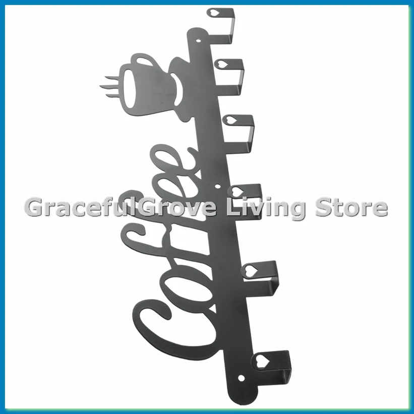 Настенный держатель для кофейной кружки, декоративная вывеска для кофейного бара, вешалка для кофейных чашек, вешалка для кружки с изображением кофе, стойка для кофейной кружки-ABFB
Настенный держатель для кофейной кружки, декоративная вывеска для кофейного бара, вешалка для кофейных чашек, вешалка для кружки с изображением кофе, стойка для кофейной кружки-ABFB
