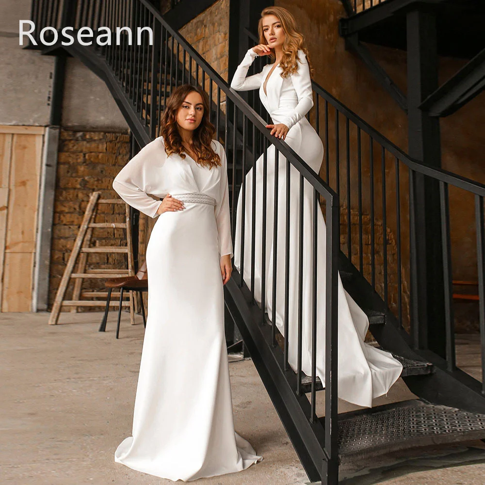 Muslim Simple A-line Wedding Dresses 2023 New Design Draped Pleat Belt Satin Full Bride Dresses Floor Length robe de mariée
Muslim Simple A-line Wedding Dresses 2023 New Design Draped Pleat Belt Satin Full Bride Dresses Floor Length robe de mariée