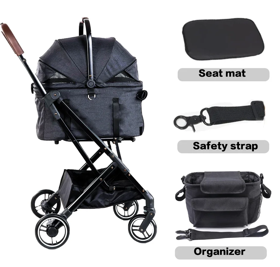 Pet Stroller,2 In 1 Pet Stroller One Second Folding Dog Stroller Luxury New Design Mini Dog Customized Aluminum Pet Carts
Pet Stroller,2 In 1 Pet Stroller One Second Folding Dog Stroller Luxury New Design Mini Dog Customized Aluminum Pet Carts