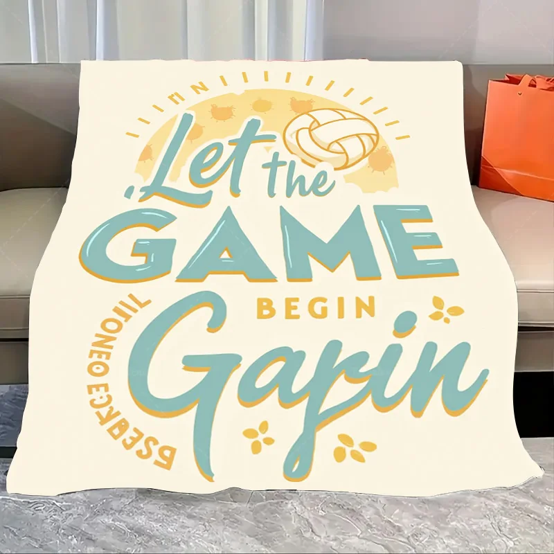 Фланелевое одеяло, 1 шт., спортивное одеяло для волейбола «Let the Game Begin» для фанатов
Фланелевое одеяло, 1 шт., спортивное одеяло для волейбола «Let the Game Begin» для фанатов