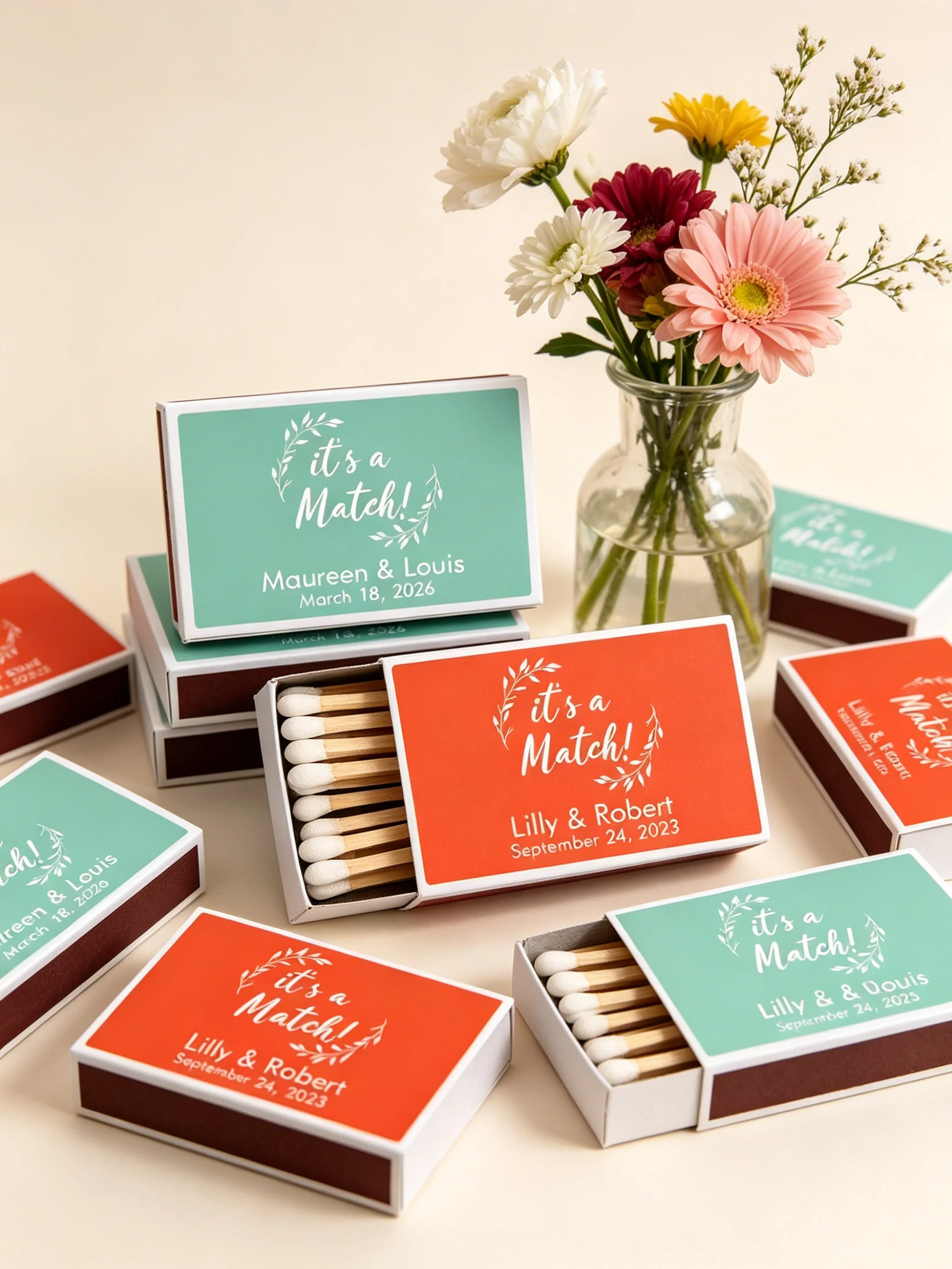 It's A Match Personalized Wedding Matchboxes Bulk Wedding Party Guest Favors
It's A Match Personalized Wedding Matchboxes Bulk Wedding Party Guest Favors
